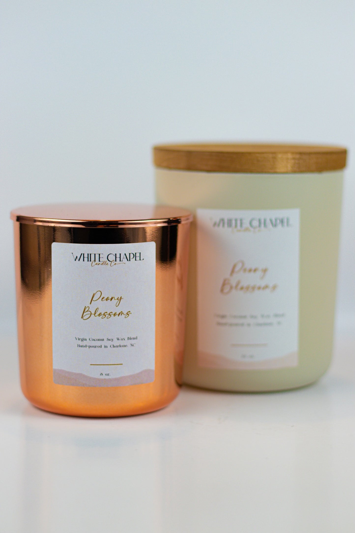 Peony Blossom Wood Wick Candle
